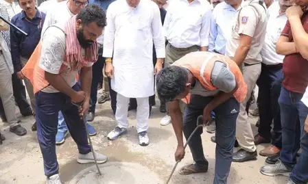 मंत्री प्रवेश वर्मा ने जखीरा अंडरपास का किया औचक निरीक्षण, बोले- दिल्ली में इस बार नहीं होने देंगे जलभराव, तैयारियां पूरी मंत्री प्रवेश वर्मा ने जखीरा अंडरपास का किया औचक निरीक्षण, बोले- दिल्ली में इस बार नहीं होने देंगे जलभराव, तैयारियां पूरी