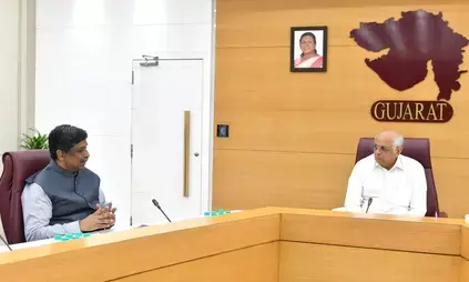 गुजरात के मुख्यमंत्री ने सिंचाई के लिए नर्मदा नहर का पानी शीघ्र छोड़ने का आदेश दिया