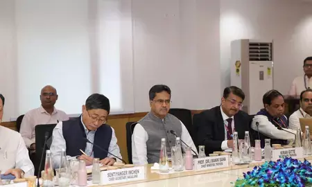 नीति आयोग की बैठक में त्रिपुरा का विजन 2047 पेश, सीएम ने कनेक्टिविटी और विकास परियोजनाओं पर मांगा सहयोग