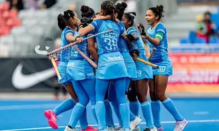 भारत की बेटियो का धमाल। चिली को हराकर फाइनल में एंट्री, गोल्ड से एक कदम दूर भारत की बेटियो का धमाल। चिली को हराकर फाइनल में एंट्री, गोल्ड से एक कदम दूर