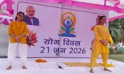 योगमय हुई पुलिस लाइन, फिटनेस और मानसिक स्वास्थ्य का लिया संकल्प योगमय हुई पुलिस लाइन, फिटनेस और मानसिक स्वास्थ्य का लिया संकल्प