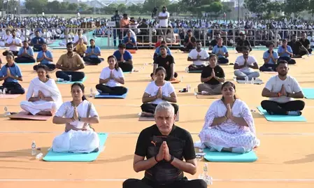 जगदीश विश्वकर्मा ने कहा पीएम मोदी की कोशिशों से योग पंहुचा वैश्विक मंच तक जगदीश विश्वकर्मा ने कहा पीएम मोदी की कोशिशों से योग पंहुचा वैश्विक मंच तक