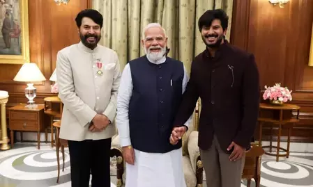 पद्म भूषण सम्मान के दौरान पीएम मोदी से मिले दुलकर सलमान, बोले- यह मेरे लिए बड़ा सम्मान