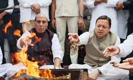 रक्षा मंत्री राजनाथ सिंह और उत्तराखंड के सीएम धामी ने शूटिंग के दिग्गज जसपाल राणा को श्रद्धांजलि दी