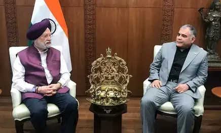 हरदीप सिंह पुरी ने ईरान के तेल मंत्री से की तेहरान और नई दिल्ली के बीच ऊर्जा संबंधों को मजबूत करने पर चर्चा