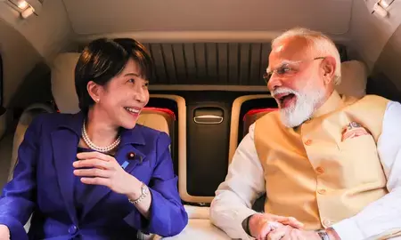 भारत-जापान रिश्तों में टेक्नोलॉजी बनेगी सबसे मजबूत आधार, पीएम मोदी ने जताया भरोसा भारत-जापान रिश्तों में टेक्नोलॉजी बनेगी सबसे मजबूत आधार, पीएम मोदी ने जताया भरोसा