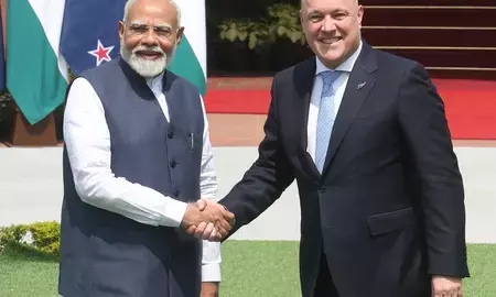 प्रधानमंत्री मोदी अगले सप्ताह करेंगे न्यूजीलैंड की पहली आधिकारिक यात्रा, पीएम क्रिस्टोफर लक्सन ने जताई खुशी