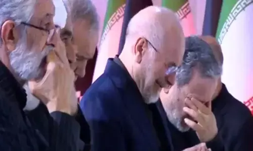 Iran: अयातुल्ला अली खामेनेई की विदाई, जनाजे पर फूट-फूटकर रोए गालिबाफ-अराघची