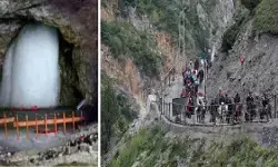 अमरनाथ यात्रा के बीच बड़ी खबर, तेजी से पिघल रहा बाबा बर्फानी का हिम शिवलिंग, रिकॉर्ड संख्या में पहुंचे श्रद्धालु अमरनाथ यात्रा के बीच बड़ी खबर, तेजी से पिघल रहा बाबा बर्फानी का हिम शिवलिंग, रिकॉर्ड संख्या में पहुंचे श्रद्धालु