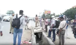 जयपुर बाईपास पर दर्दनाक हादसा: तेज रफ्तार ट्रॉली ने परिवार को कुचला, तीन बच्चों की मौत