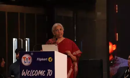 भारत को 179 अरब डॉलर के वैश्विक खिलौना बाजार में 25 प्रतिशत हिस्सेदारी हासिल करने का लक्ष्य रखना चाहिए: निर्मला सीतारमण भारत को 179 अरब डॉलर के वैश्विक खिलौना बाजार में 25 प्रतिशत हिस्सेदारी हासिल करने का लक्ष्य रखना चाहिए: निर्मला सीतारमण