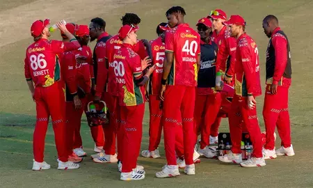 जिम्बाब्वे ने दूसरे वनडे में बांग्लादेश को 13 रन से हराया, सीरीज में बनाई 2-0 की अजेय बढ़त जिम्बाब्वे ने दूसरे वनडे में बांग्लादेश को 13 रन से हराया, सीरीज में बनाई 2-0 की अजेय बढ़त