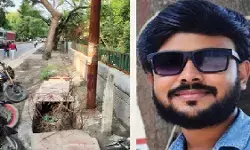 नोएडा में जलभराव बना जानलेवा, खुले नाले में गिरकर युवा इंजीनियर की मौत