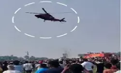 बिहार में उड़ान के बाद कुछ देर हवा में स्थिर रहा मुख्यमंत्री का हेलिकॉप्टर, हाजीपुर स्टेडियम में मची अफरातफरी