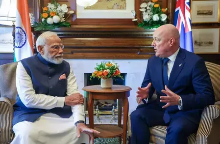 भारत-न्यूजीलैंड का बड़ा फैसला: आतंकवाद और साइबर सुरक्षा पर बढ़ाएंगे सहयोग भारत-न्यूजीलैंड का बड़ा फैसला: आतंकवाद और साइबर सुरक्षा पर बढ़ाएंगे सहयोग