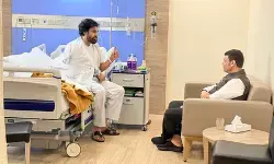सीएम देवेंद्र फडणवीस ने आंध्र प्रदेश के उपमुख्यमंत्री पवन कल्याण से की मुलाकात, स्वास्थ्य का जाना हाल सीएम देवेंद्र फडणवीस ने आंध्र प्रदेश के उपमुख्यमंत्री पवन कल्याण से की मुलाकात, स्वास्थ्य का जाना हाल