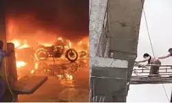 नोएडा के ममूरा में इलेक्ट्रिक स्कूटी की स्पार्किंग से भीषण आग, महिला समेत दो की मौत; 100 से अधिक लोगों का रेस्क्यू नोएडा के ममूरा में इलेक्ट्रिक स्कूटी की स्पार्किंग से भीषण आग, महिला समेत दो की मौत; 100 से अधिक लोगों का रेस्क्यू