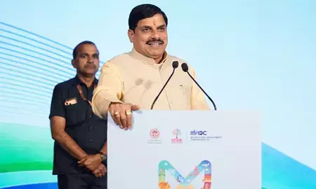 भारत टेक्स-2026 में सीएम मोहन यादव का निवेशकों को न्योता, बोले- मध्य प्रदेश में दुनिया की सबसे सस्ती बिजली भारत टेक्स-2026 में सीएम मोहन यादव का निवेशकों को न्योता, बोले- मध्य प्रदेश में दुनिया की सबसे सस्ती बिजली
