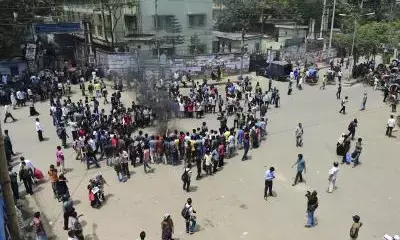 मंत्री की टिप्प्पणी से भड़के बांग्लादेश के जेन-जी, सड़को पर किया प्रदर्शन