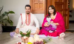 रणदीप हुड्डा की बेटी न्योमिका की पहली चावल रस्म रणदीप हुड्डा की बेटी न्योमिका की पहली चावल रस्म