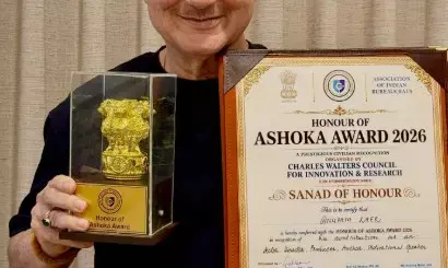 हॉनर ऑफ अशोक अवॉर्ड 2026 मिलने पर भावुक हुए अनुपम खेर, लिखा- यह सबसे खास सम्मानों में से एक