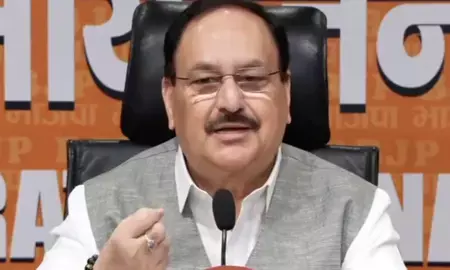 नीट पेपर लीक मुद्दे पर सरकार चर्चा को तैयार, विपक्ष बार-बार शर्तें बदलना बंद करे : जेपी नड्डा नीट पेपर लीक मुद्दे पर सरकार चर्चा को तैयार, विपक्ष बार-बार शर्तें बदलना बंद करे : जेपी नड्डा