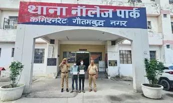 ग्रेटर नोएडा: मोबाइल स्नैचिंग गिरोह का पर्दाफाश, दो बदमाश गिरफ्तार