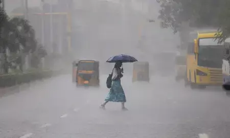तमिलनाडु में अगले तीन दिनों में भारी बारिश की संभावना, आईएमडी ने जारी किया पूर्वानुमान