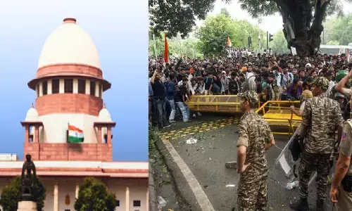 CJP प्रदर्शन हिंसा मामला: सुप्रीम कोर्ट ने आदेश में किया स्पष्ट, गंभीर अपराध के आरोपितों को नहीं मिलेगी राहत CJP प्रदर्शन हिंसा मामला: सुप्रीम कोर्ट ने आदेश में किया स्पष्ट, गंभीर अपराध के आरोपितों को नहीं मिलेगी राहत