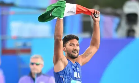 सीडब्ल्यूजी 2026: तेजस्विन शंकर ने पुरुषों की डेकाथलॉन स्पर्धा में ब्रॉन्ज मेडल के साथ इतिहास रचा सीडब्ल्यूजी 2026: तेजस्विन शंकर ने पुरुषों की डेकाथलॉन स्पर्धा में ब्रॉन्ज मेडल के साथ इतिहास रचा