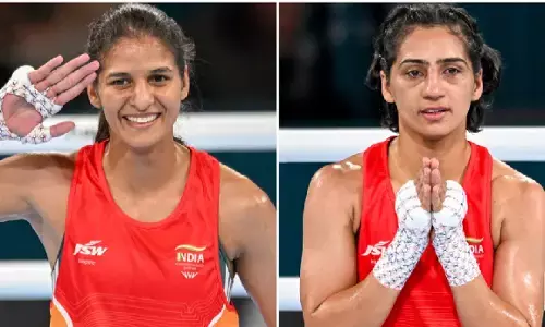 ग्लास्गो कॉमनवेल्थ गेम्स 2026: जैस्मिन और प्रीति पवार ने मुक्केबाजी में जीता स्वर्ण, भारत की झोली में आया सातवां गोल्ड ग्लास्गो कॉमनवेल्थ गेम्स 2026: जैस्मिन और प्रीति पवार ने मुक्केबाजी में जीता स्वर्ण, भारत की झोली में आया सातवां गोल्ड