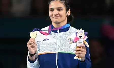 सीडब्ल्यूजी 2026: भारत ने एक दिन में जीते 16 मेडल, ऑस्ट्रेलिया अभी भी टॉप पर सीडब्ल्यूजी 2026: भारत ने एक दिन में जीते 16 मेडल, ऑस्ट्रेलिया अभी भी टॉप पर