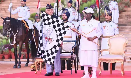 दिल्ली में राष्ट्रपति मुर्मु ने पीबीजी सोल्जरथॉन को दिखाई हरी झंडी, मांडविया ने एनसीसी साइक्लोथॉन में लिया हिस्सा