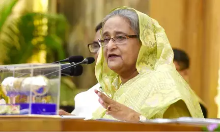 देश छोड़ने के बाद शेख हसीना का पहला लाइव संबोधन, कहा- 2024 का छात्र आंदोलन सुन‍ियोज‍ित राजनीत‍िक साज‍िश