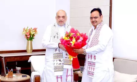राजस्थान के मुख्यमंत्री विधानसभा सत्र से पहले दिल्ली पहुंचे, गृह मंत्री अमित शाह से मुलाकात की राजस्थान के मुख्यमंत्री विधानसभा सत्र से पहले दिल्ली पहुंचे, गृह मंत्री अमित शाह से मुलाकात की