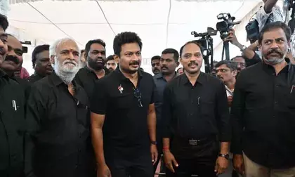तमिलनाडु: उदयनिधि ने सीएम विजय को कावेरी विवाद पर विपक्ष के सवालों का जवाब देने की चुनौती दी तमिलनाडु: उदयनिधि ने सीएम विजय को कावेरी विवाद पर विपक्ष के सवालों का जवाब देने की चुनौती दी
