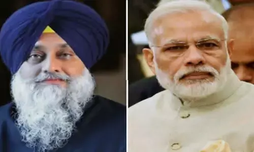 PM मोदी-सुखबीर बादल की मुलाकात से पंजाब की राजनीति में हलचल, 2027 चुनाव से पहले फिर साथ आएंगे भाजपा-अकाली दल? PM मोदी-सुखबीर बादल की मुलाकात से पंजाब की राजनीति में हलचल, 2027 चुनाव से पहले फिर साथ आएंगे भाजपा-अकाली दल?