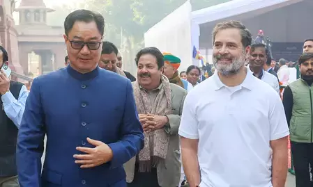 महिला आरक्षण विधेयक पर फिर छिड़ी जंग! किरेन रिजिजू बोले— राहुल गांधी को समर्थन देने में दिक्कत नहीं होनी चाहिए