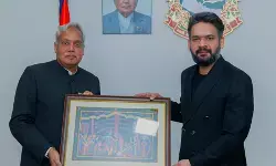 नवीन श्रीवास्तव नेपाल के पीएम बालेन शाह से की मुलाकात