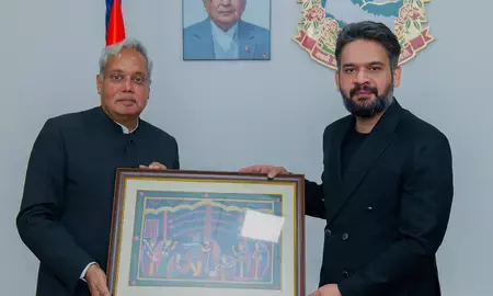 नवीन श्रीवास्तव नेपाल के पीएम बालेन शाह से की मुलाकात नवीन श्रीवास्तव नेपाल के पीएम बालेन शाह से की मुलाकात