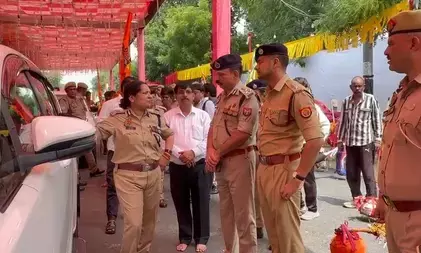 कांवड़ यात्रा को लेकर नोएडा में सुरक्षा के पुख्ता इंतजाम, सीपी और डीएम ने कांवड़ मार्गों का किया निरीक्षण