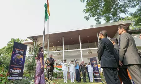 डोनेशिया के भारतीय दूतावास में मनाया गया स्वतंत्रता दिवस डोनेशिया के भारतीय दूतावास में मनाया गया स्वतंत्रता दिवस