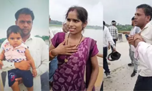 आगरा में दिल दहला देने वाली घटना, 11 महीने की बेटी को यमुना में फेंकने का आरोप; पत्नी को भी धक्का देने की कोशिश आगरा में दिल दहला देने वाली घटना, 11 महीने की बेटी को यमुना में फेंकने का आरोप; पत्नी को भी धक्का देने की कोशिश