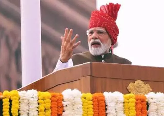 लाल किले का भाषण और फासीवादी एजेंडा की खुलती परतें लाल किले का भाषण और फासीवादी एजेंडा की खुलती परतें