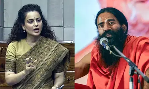 कंगना रनौत और बाबा रामदेव में छिड़ी जुबानी जंग, ‘जवानी’ वाली टिप्पणी पर एक्ट्रेस ने दिया तीखा जवाब कंगना रनौत और बाबा रामदेव में छिड़ी जुबानी जंग, ‘जवानी’ वाली टिप्पणी पर एक्ट्रेस ने दिया तीखा जवाब