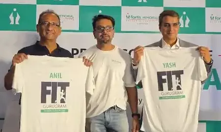 फोर्टिस ने की फिट गुरुग्राम पहल की शुरुआत, 4 अक्टूबर को होगा मैराथन का आयोजन फोर्टिस ने की फिट गुरुग्राम पहल की शुरुआत, 4 अक्टूबर को होगा मैराथन का आयोजन