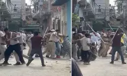 दिल्ली में पुलिसकर्मियों पर हमला, आंखों में मिर्च पाउडर डाला; ईंट-डंडों से भी की मारपीट, हमले का वीडियो वायरल