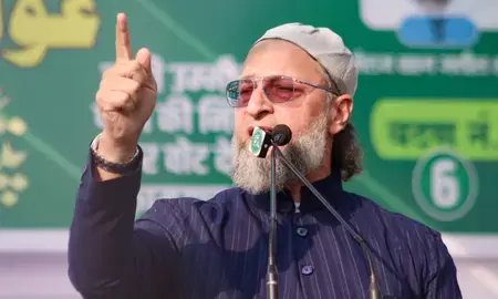 यूपी चुनाव: मुस्लिम प्रभावी सीटों पर ओवैसी का फोकस, गठबंधन की राह नहीं बनी तो अकेले मैदान में कूदने की तैयारी