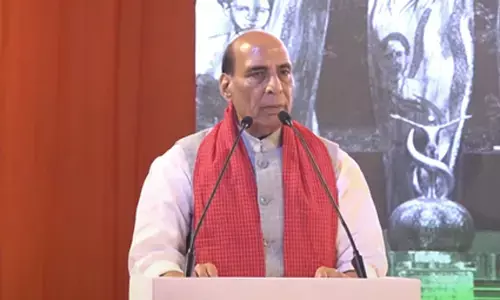 आज भारत की बेटियां फाइटर एयरक्राफ्ट में बैठकर देश की रक्षा कर रहीं: राजनाथ सिंह