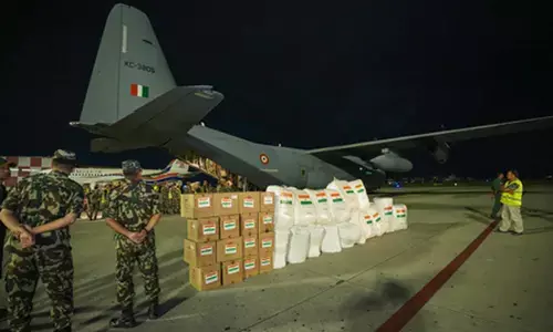 भारत की तीसरी राहत फ्लाइट नेपाल पहुंची भारत की तीसरी राहत फ्लाइट नेपाल पहुंची